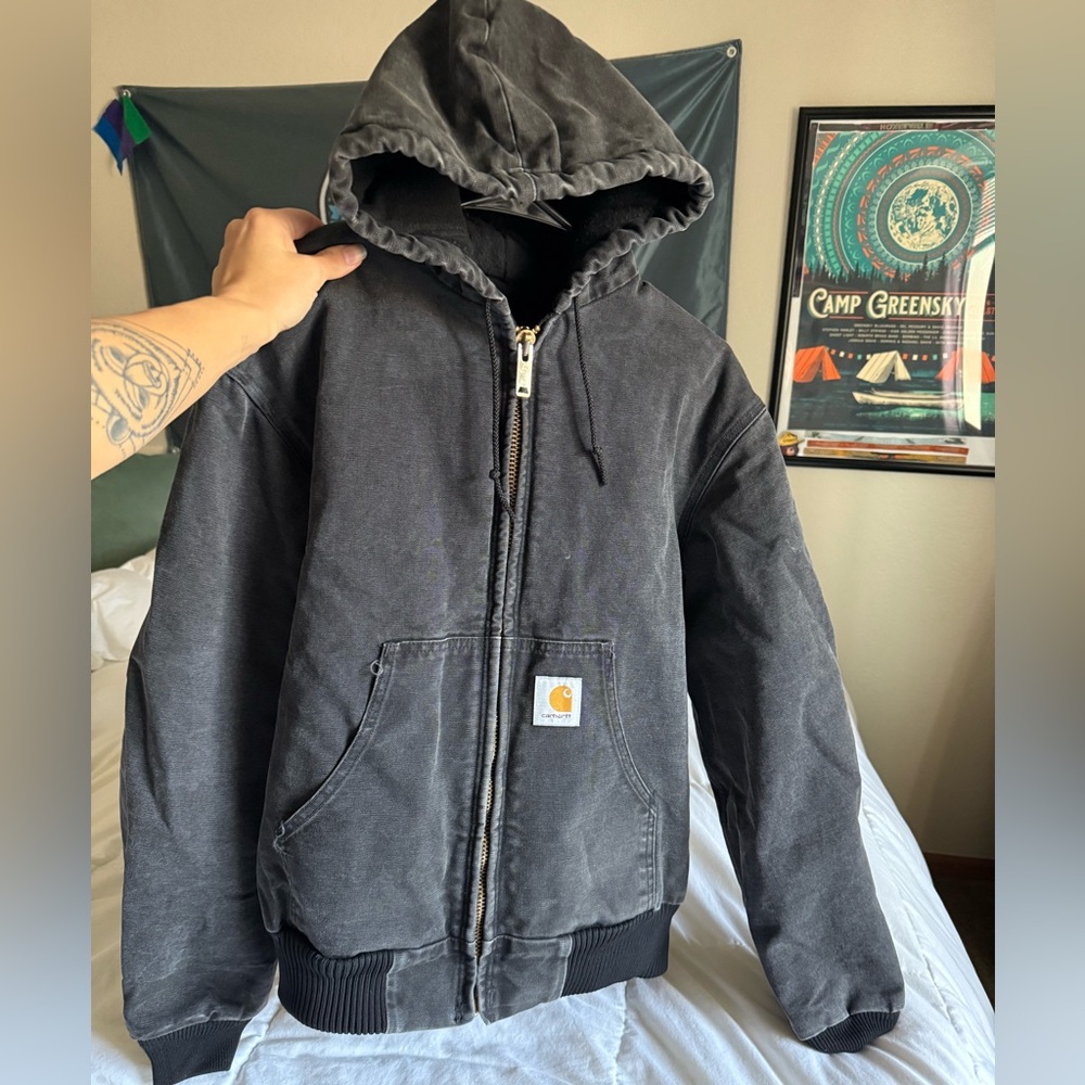 Carhartt Charcoal Hooded Jacket
